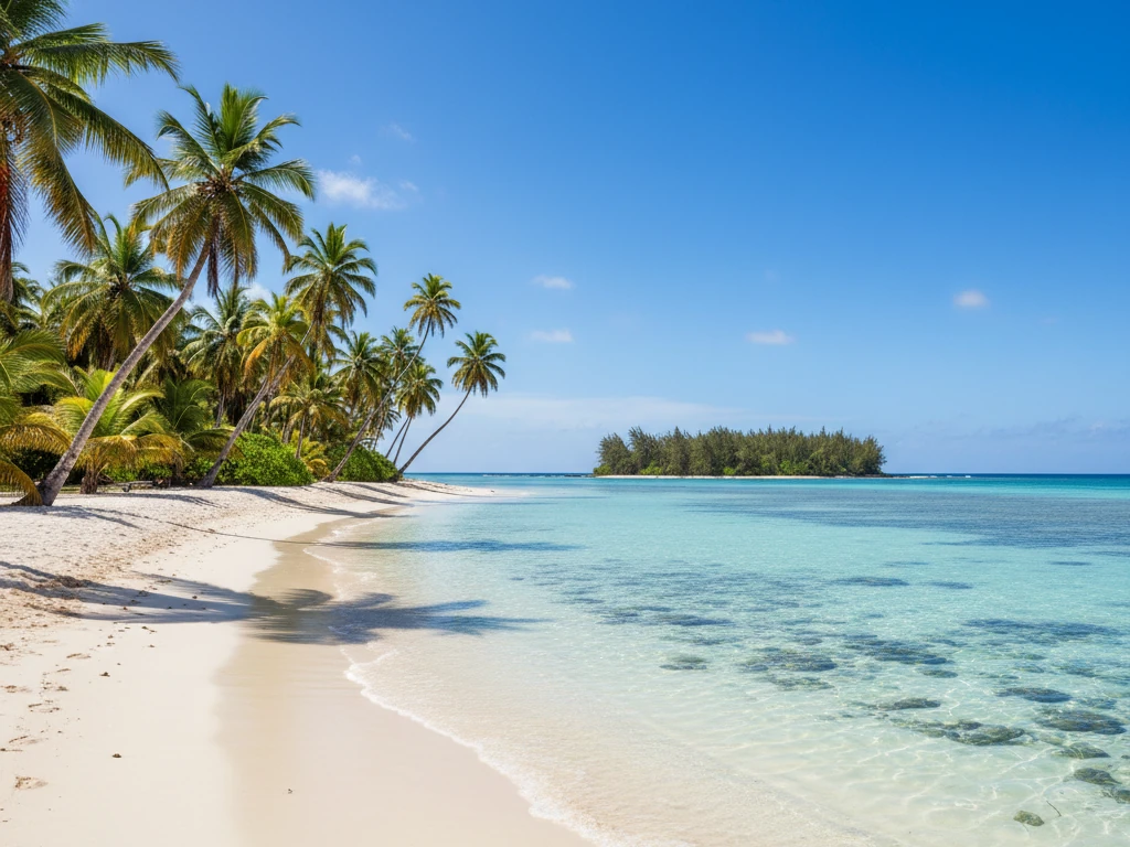 Family travel scenery in Mauritius