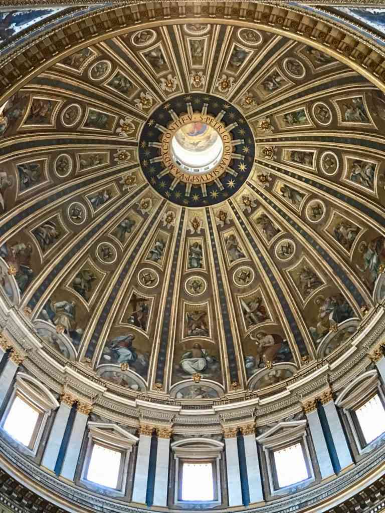 The incredible dome of St. Pete's Basilica