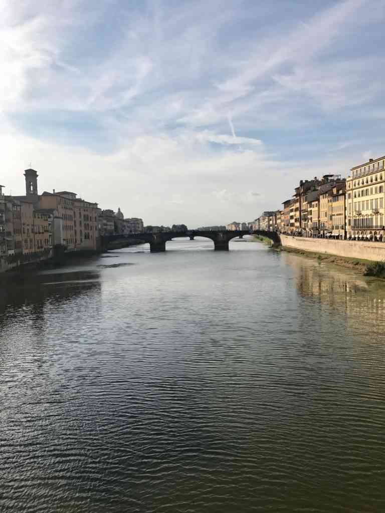Beautiful River Arne from Ponte Vecchio Bridge